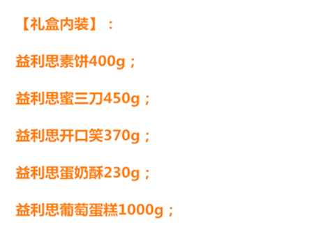 禮盒內(nèi)裝明細 禮盒內(nèi)裝明細