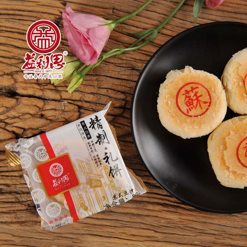 益利思蘇式豆沙月餅 益利思蘇式豆沙月餅