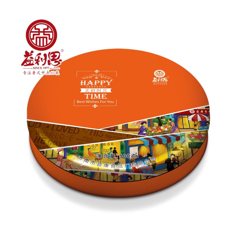 益利思美好時(shí)光圓鐵盒