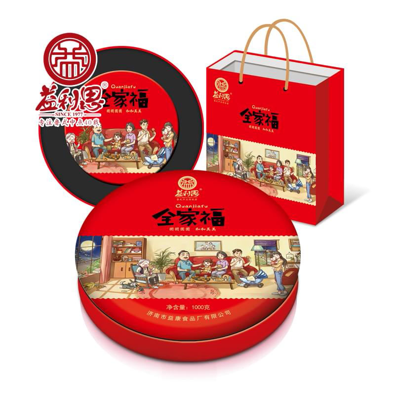 【新品】益利思全家福圓鐵盒 【新品】益利思全家福圓鐵盒