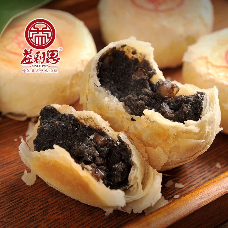 益利思蘇式黑芝麻月餅 益利思蘇式黑芝麻月餅