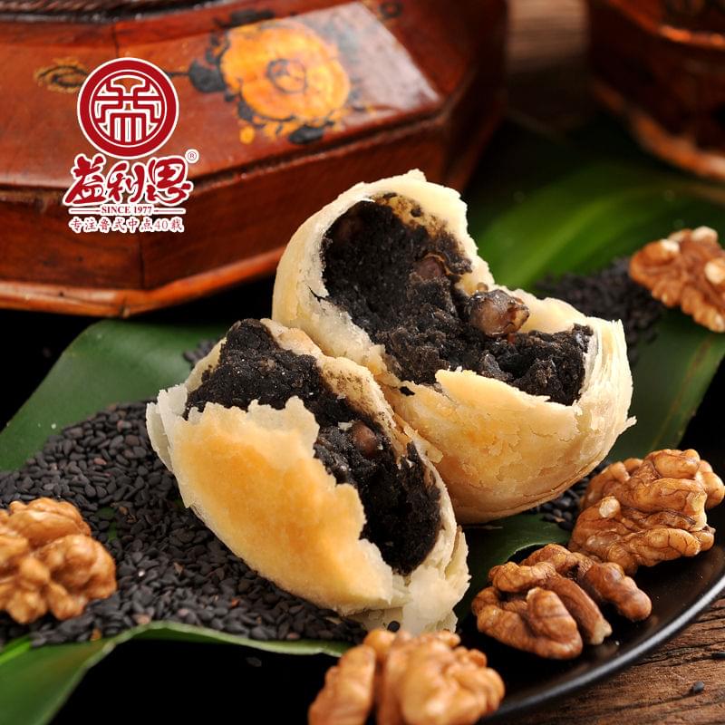 益利思蘇式黑麻月餅