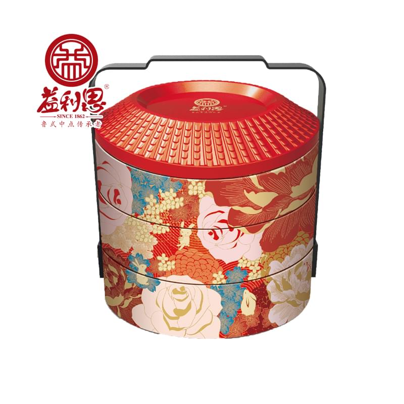 【新品】益利思花滿園月餅禮盒（鐵盒）