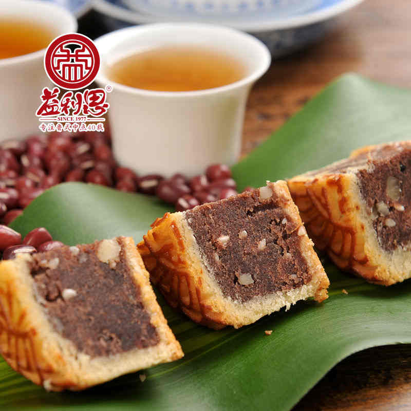 益利思無蔗糖紅豆沙月