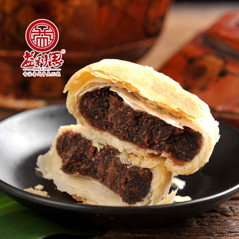 益利思蘇式豆沙月餅 益利思蘇式豆沙月餅