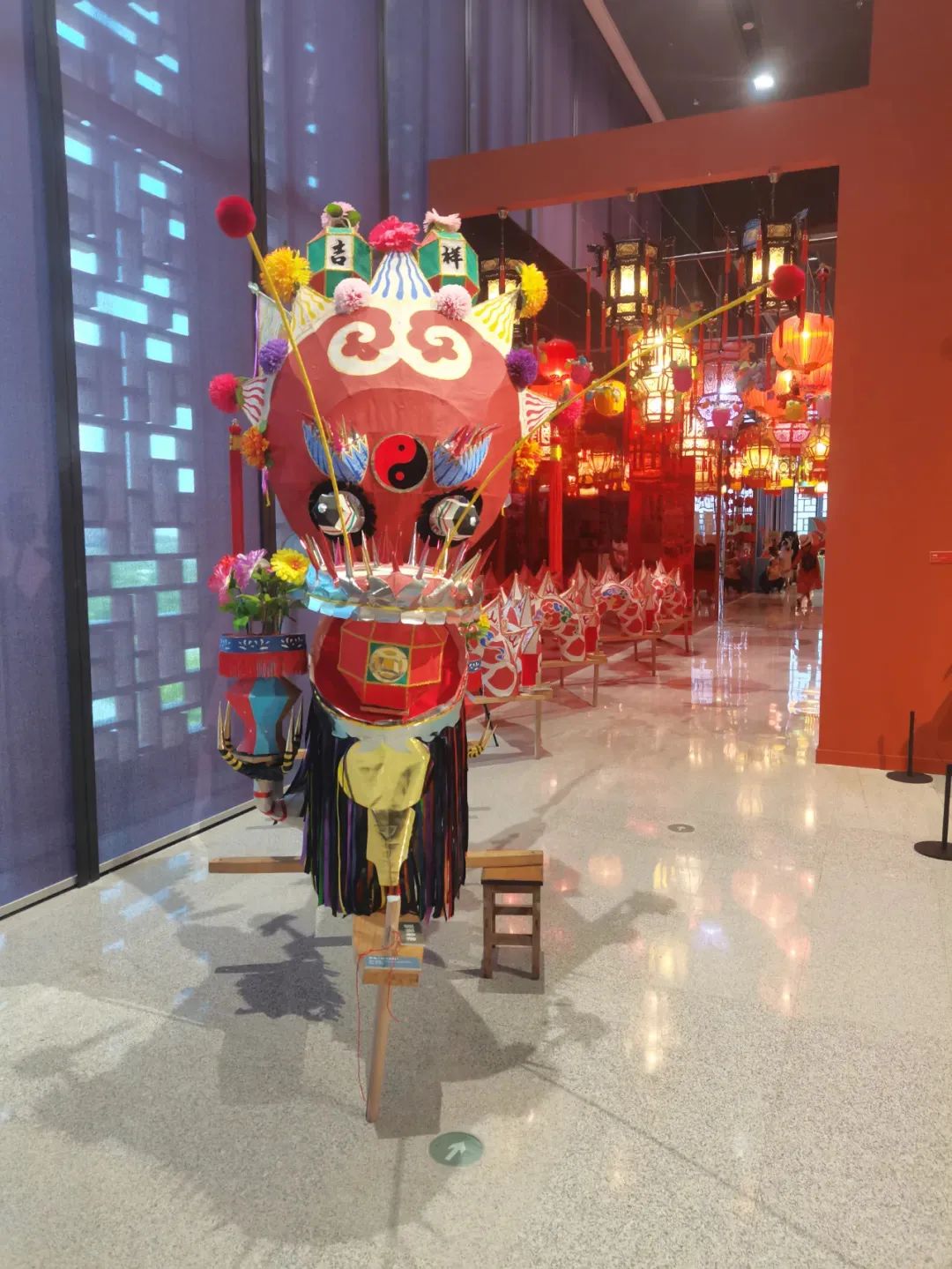 栩栩如生的龍燈非遺作品