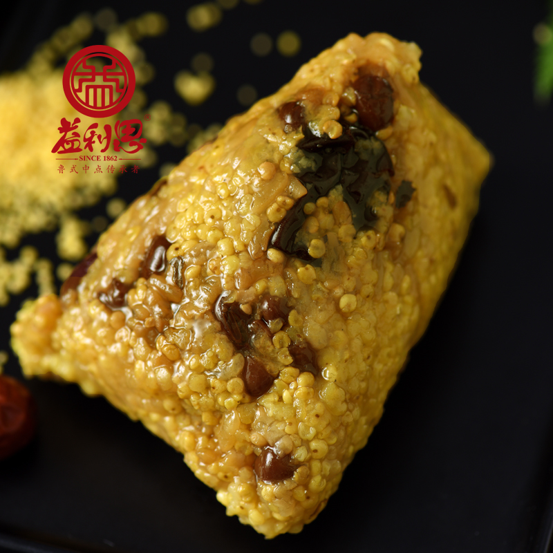 【新品】荷香龍山小米熟米粽