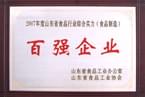 2007年度山東省食品行業(yè)綜合實力百強(qiáng)企業(yè)