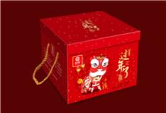 益利思“過年了”糕點禮盒---舞獅迎春