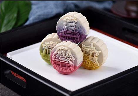 【新品】益利思臺式桃山皮幻彩流心月餅