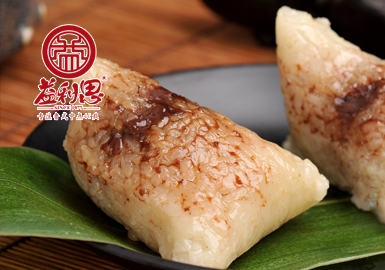 益利思潤香豆沙粽